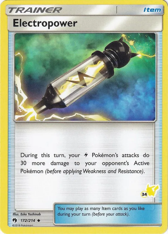 Electropower (#34 Pikachu Stamped) #172 – Battle Academy