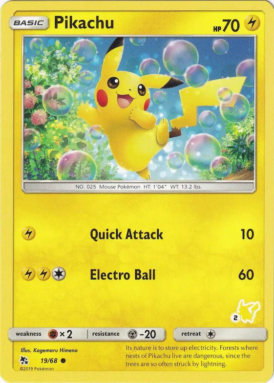 Pikachu (#2 Pikachu Stamped) #19 – Battle Academy
