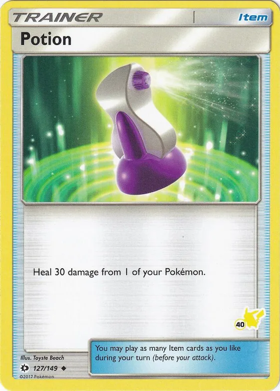Potion (#40 Pikachu Stamped) #127 – Battle Academy