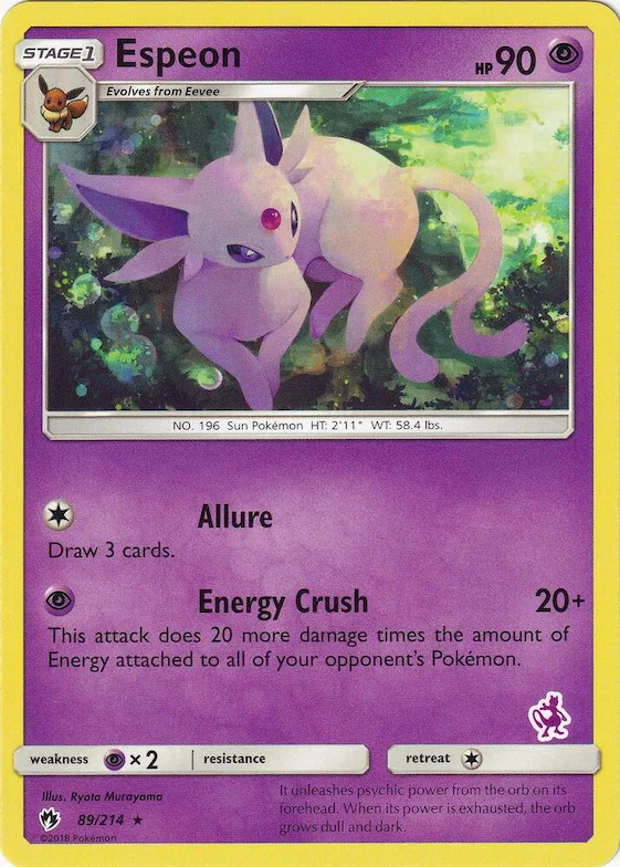 Espeon (Mewtwo Stamped) #89 – Battle Academy
