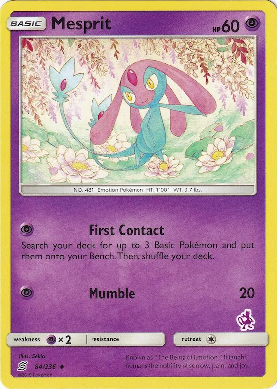 Mesprit (Mewtwo Stamped) #84 – Battle Academy