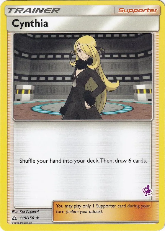 Cynthia (Mewtwo Stamped) #119 – Battle Academy