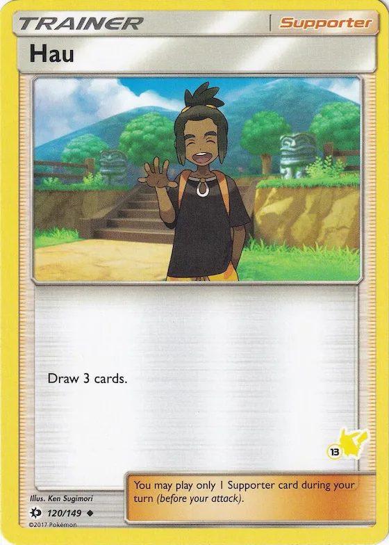 Hau (#13 Pikachu Stamped) #120 – Battle Academy