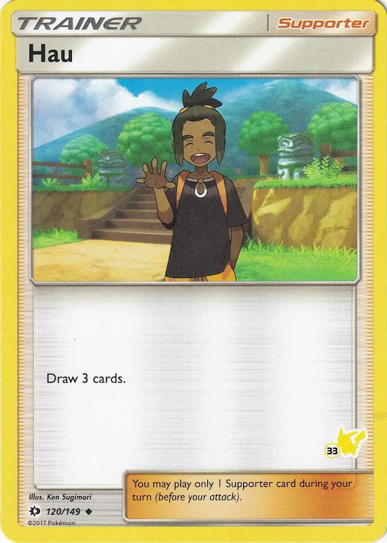 Hau (#33 Pikachu Stamped) #120 – Battle Academy