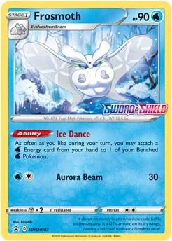 Frosmoth - SWSH007 (Prerelease) #swsh7 – Sword & Shield Promo Cards
