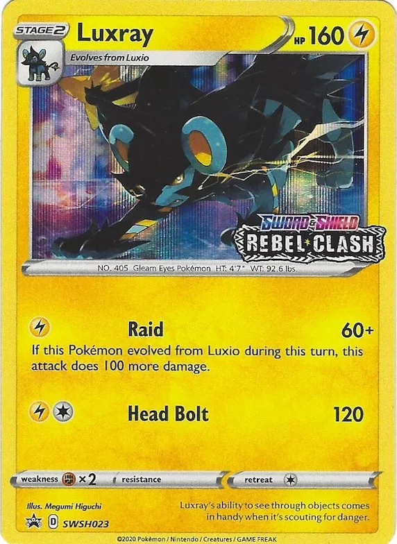 Luxray - SWSH023 (Prerelease) #swsh23 – Sword & Shield Promo Cards