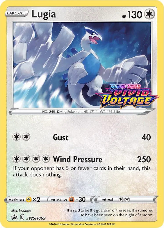 Lugia - SWSH069 (Prerelease) #swsh69 – Sword & Shield Promo Cards