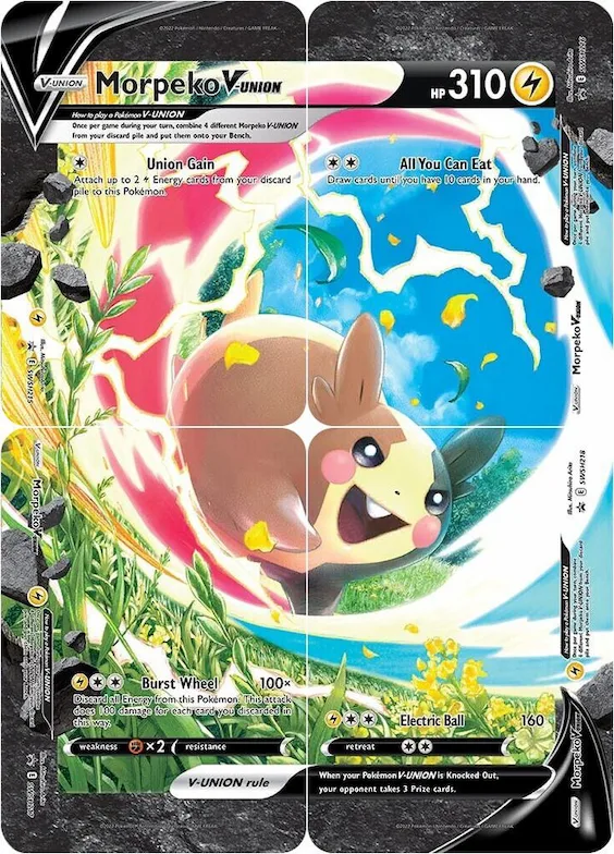 Morpeko V-Union [Set of 4] #swsh218 – Sword & Shield Promo Cards