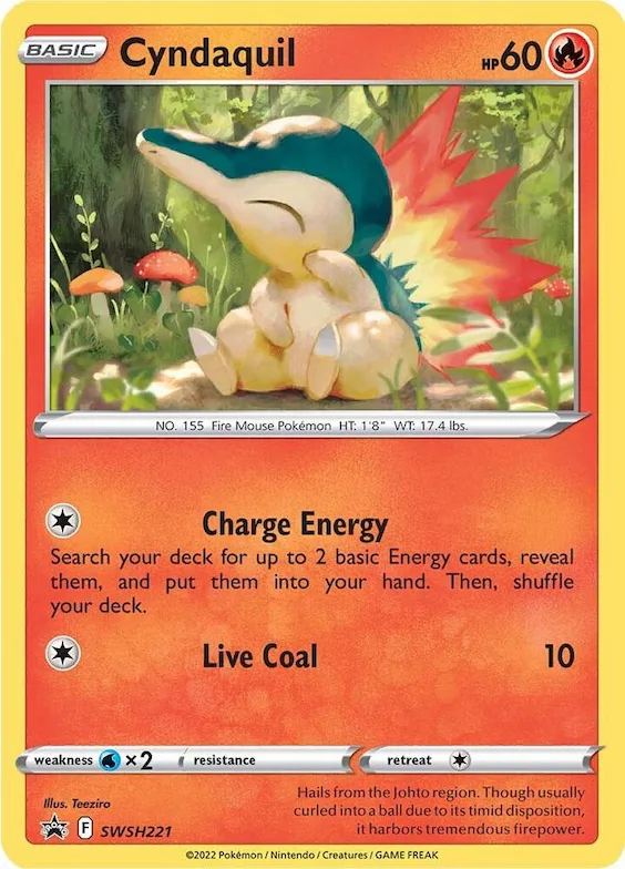 Cyndaquil - SWSH221 #swsh221 – Sword & Shield Promo Cards
