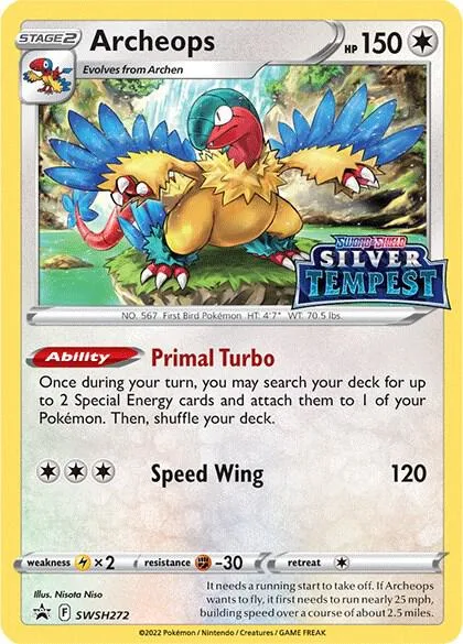 Archeops - SWSH272 (Prerelease) #swsh272 – Sword & Shield Promo Cards