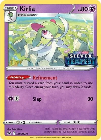 Kirlia - SWSH271 (Prerelease) [STAFF] #swsh271 – Sword & Shield Promo Cards