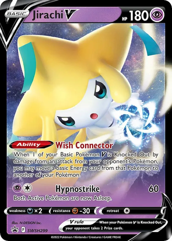 Jirachi V - 299 #swsh299 – Sword & Shield Promo Cards