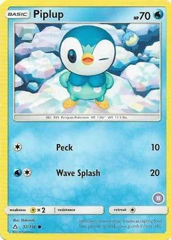Piplup (11) #32 – SM Trainer Kit: Alolan Sandslash & Alolan Ninetales