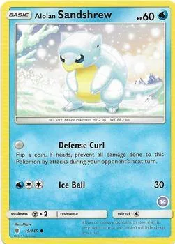 Alolan Sandshrew (14) #19 – SM Trainer Kit: Alolan Sandslash & Alolan Ninetales