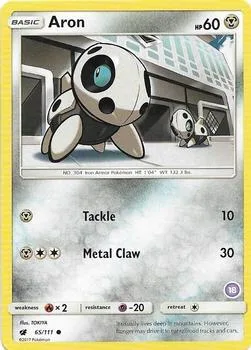 Aron (18) #65 – SM Trainer Kit: Alolan Sandslash & Alolan Ninetales