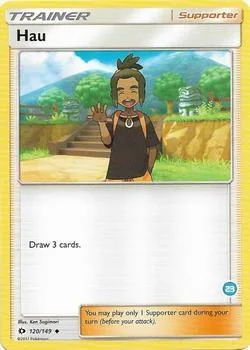 Hau (23) (Alolan Ninetales Half-Deck) #120 – SM Trainer Kit: Alolan Sandslash & Alolan Ninetales