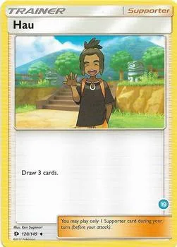 Hau (19) (Alolan Ninetales Half-Deck) #120 – SM Trainer Kit: Alolan Sandslash & Alolan Ninetales
