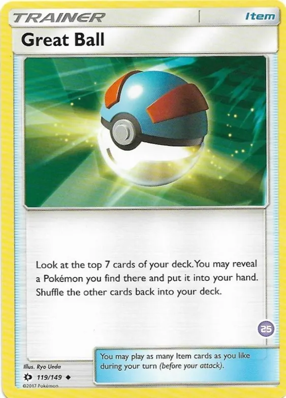 Great Ball (25) (Alolan Sandslash Half-Deck) #119 – SM Trainer Kit: Alolan Sandslash & Alolan Ninetales