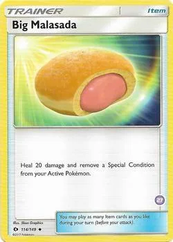 Big Malasada (27) #114 – SM Trainer Kit: Alolan Sandslash & Alolan Ninetales