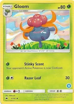 Gloom (6) #5 – SM Trainer Kit: Alolan Sandslash & Alolan Ninetales