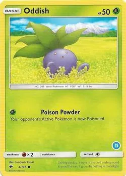 Oddish (11) #4 – SM Trainer Kit: Alolan Sandslash & Alolan Ninetales