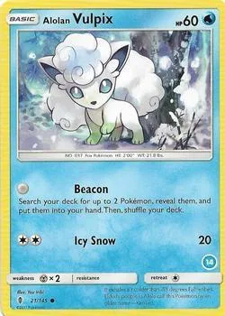 Alolan Vulpix (14) #21 – SM Trainer Kit: Alolan Sandslash & Alolan Ninetales