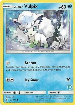 Alolan Vulpix (14) #21 – SM Trainer Kit: Alolan Sandslash & Alolan Ninetales