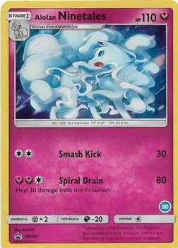 Alolan Ninetales (30) #sm128 – SM Trainer Kit: Alolan Sandslash & Alolan Ninetales