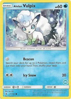 Alolan Vulpix (29) #21 – SM Trainer Kit: Alolan Sandslash & Alolan Ninetales