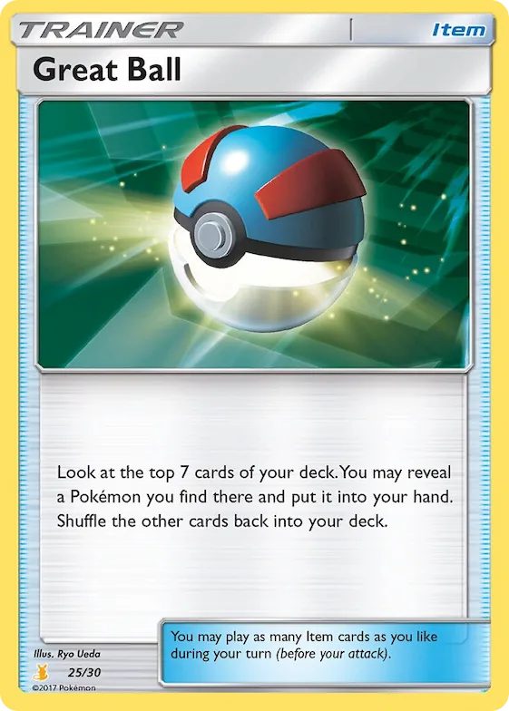 Great Ball (#25) (Lycanroc Half-Deck) #25 – SM Trainer Kit: Lycanroc & Alolan Raichu