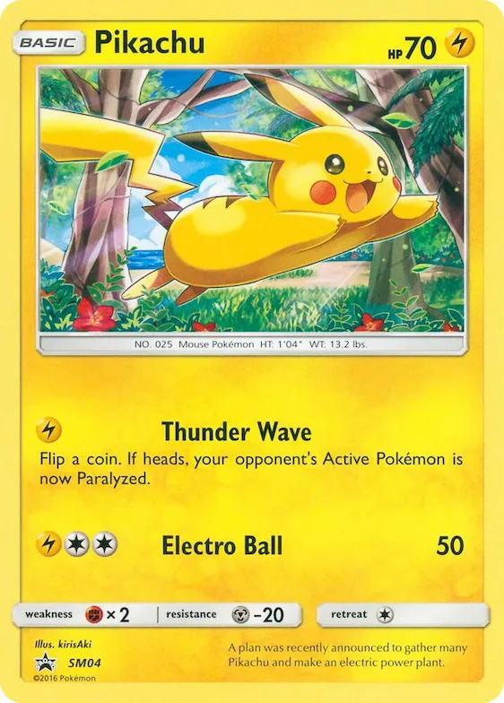 Pikachu - SM04 #sm4 – SM Promos