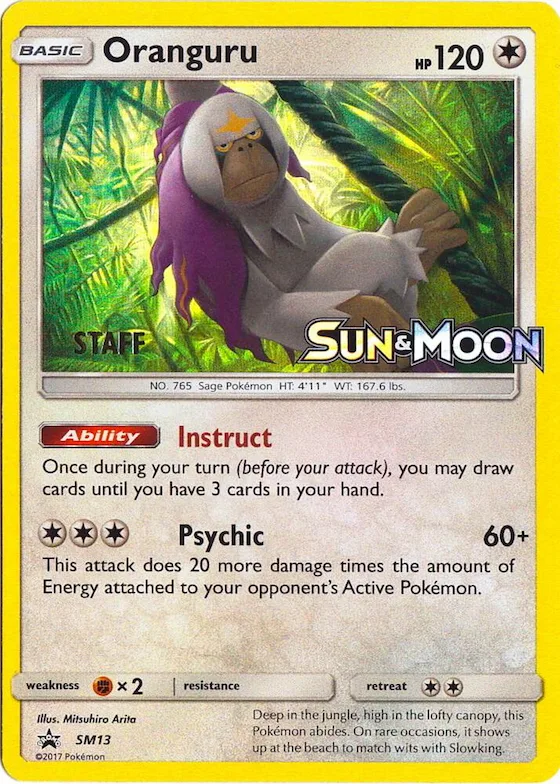 Oranguru - SM13 (Prerelease) [Staff] #sm13 – SM Promos