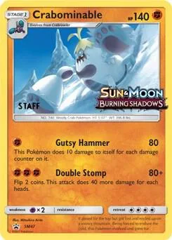 Crabominable - SM47 (Prerelease) [Staff] #sm47 – SM Promos