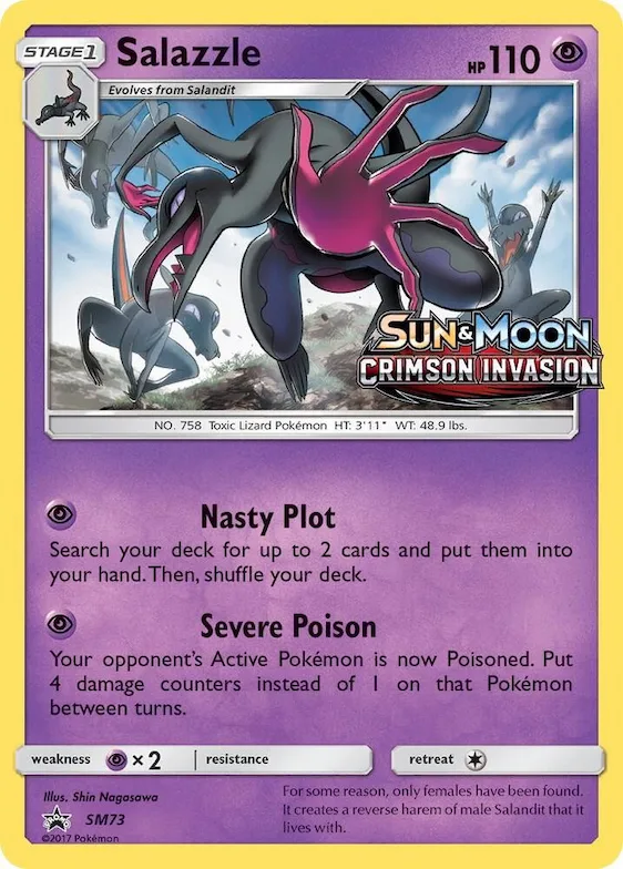 Salazzle - SM73 (Prerelease) #sm73 – SM Promos