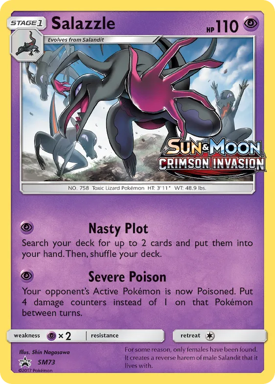 Salazzle - SM73 (Prerelease) [Staff] #sm73 – SM Promos