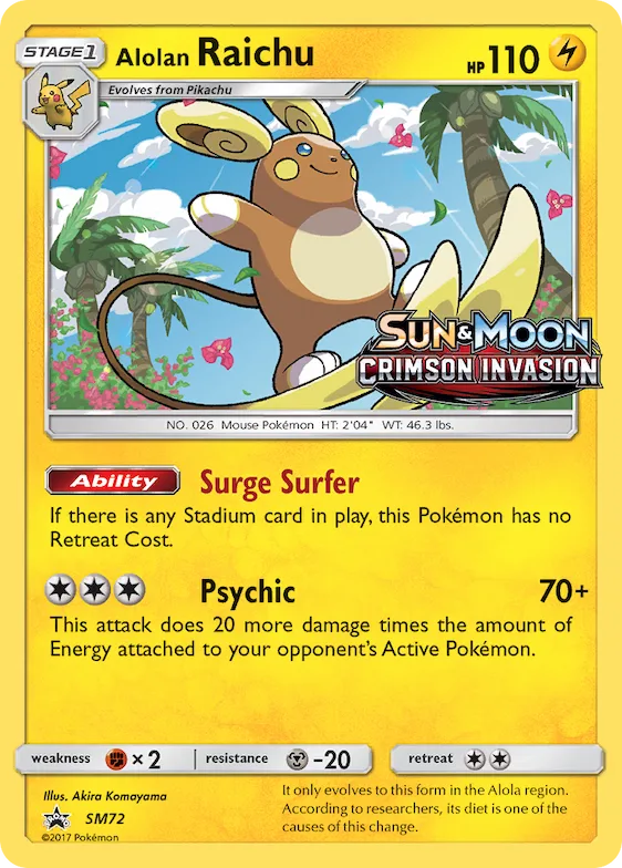 Alolan Raichu - SM72 (Prerelease) [Staff] #sm72 – SM Promos
