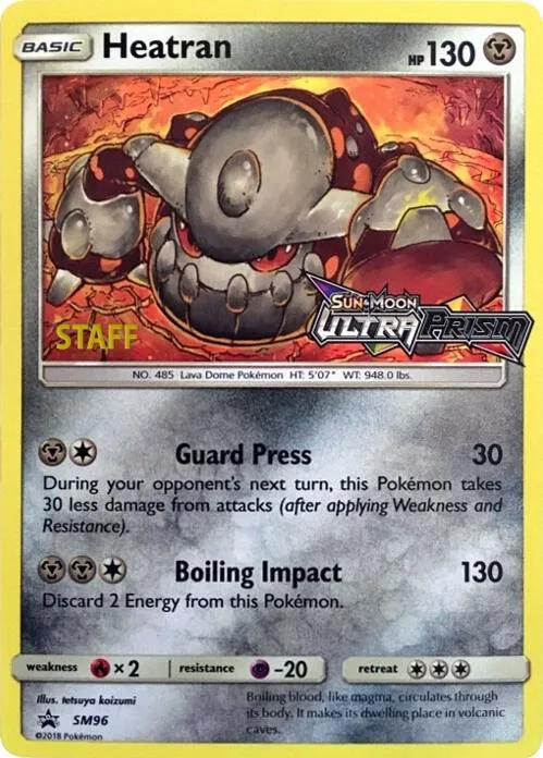 Heatran - SM96 (Prerelease) [Staff] #sm96 – SM Promos