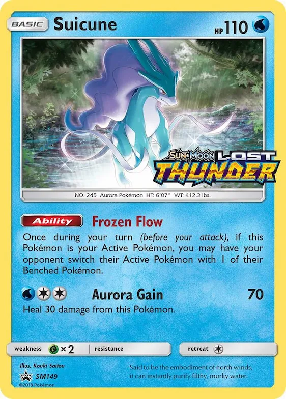 Suicune - SM149 (Prerelease) #sm149 – SM Promos