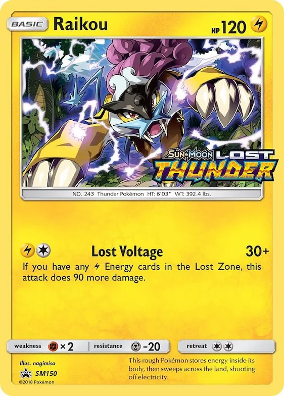 Raikou - SM150 (Prerelease) #sm150 – SM Promos
