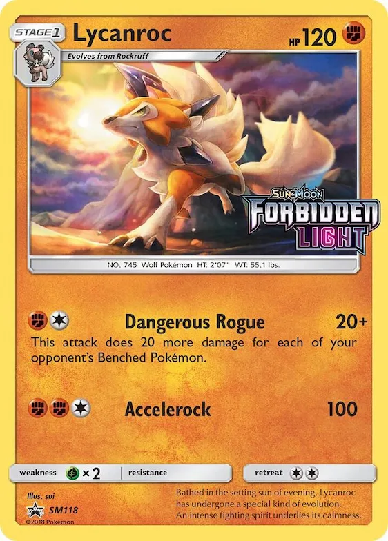 Lycanroc - SM118 (Prerelease) #sm118 – SM Promos