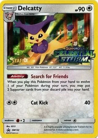 Delcatty - SM132 (Prerelease) [Staff] #sm132 – SM Promos