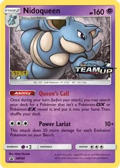 Nidoqueen - SM160 (Prerelease) [Staff] #sm160 – SM Promos
