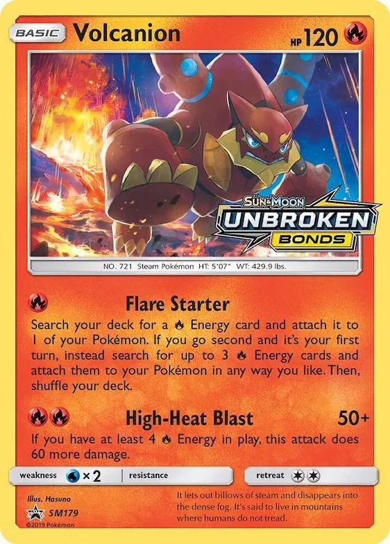 Volcanion - SM179 (Prerelease) #sm179 – SM Promos