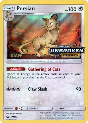 Persian - SM182 (Prerelease) [Staff] sm182 – SM Promokarten