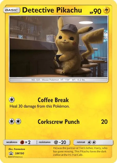 Detective Pikachu - SM190 #sm190 – SM Promos