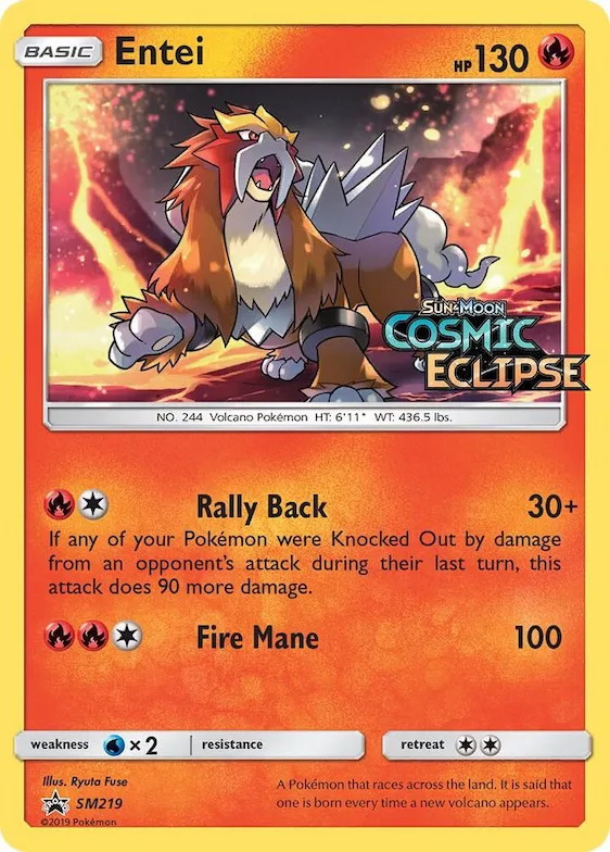 Entei - SM219 (Prerelease) #sm219 – SM Promos