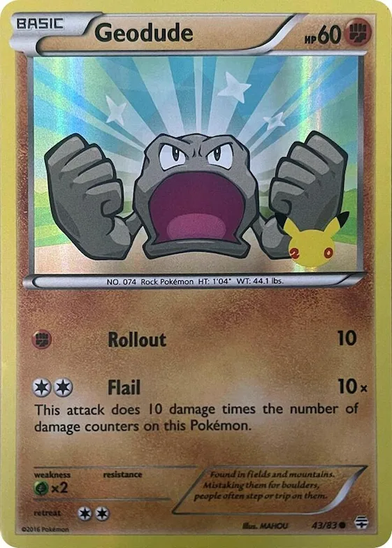 Geodude (Stamped) #43 – Generations