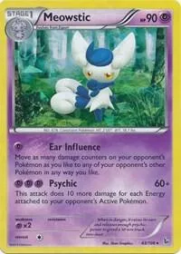 Meowstic (XY Flashfire) #43 – XY Trainer Kit: Sylveon & Noivern