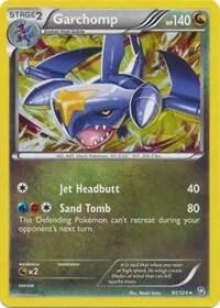 Garchomp (Cracked Ice Holo) #91 – XY Trainer Kit: Sylveon & Noivern