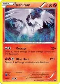 Reshiram (Next Destinies) #21 – XY Trainer Kit: Sylveon & Noivern